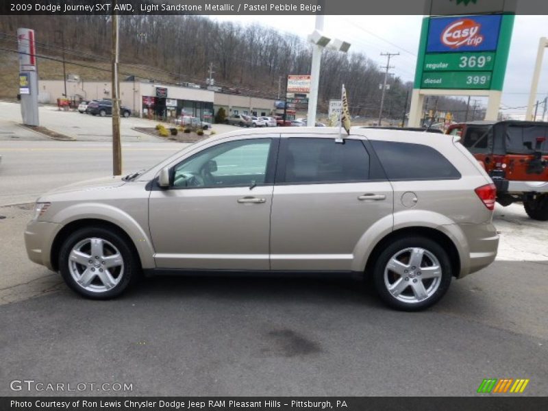 Light Sandstone Metallic / Pastel Pebble Beige 2009 Dodge Journey SXT AWD