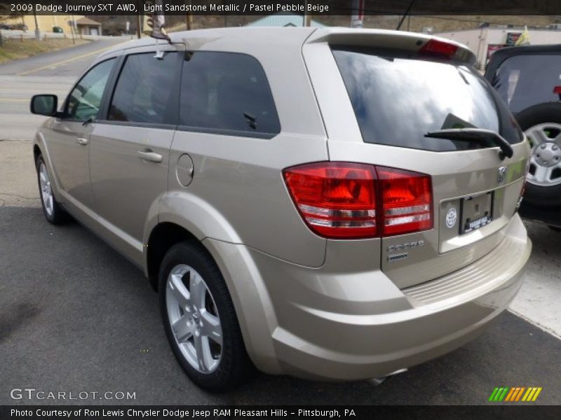 Light Sandstone Metallic / Pastel Pebble Beige 2009 Dodge Journey SXT AWD