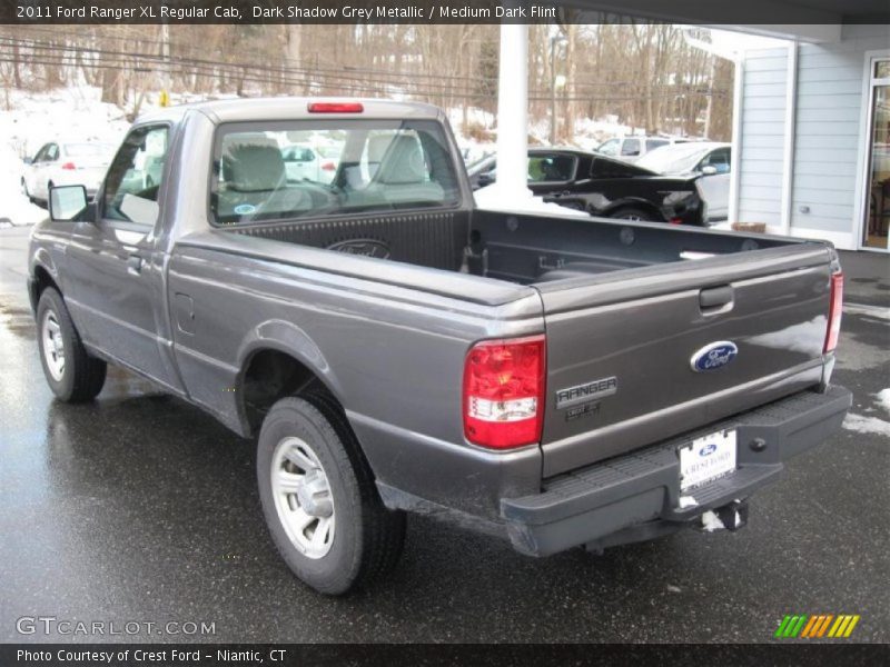 Dark Shadow Grey Metallic / Medium Dark Flint 2011 Ford Ranger XL Regular Cab