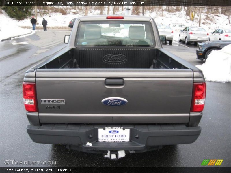 Dark Shadow Grey Metallic / Medium Dark Flint 2011 Ford Ranger XL Regular Cab
