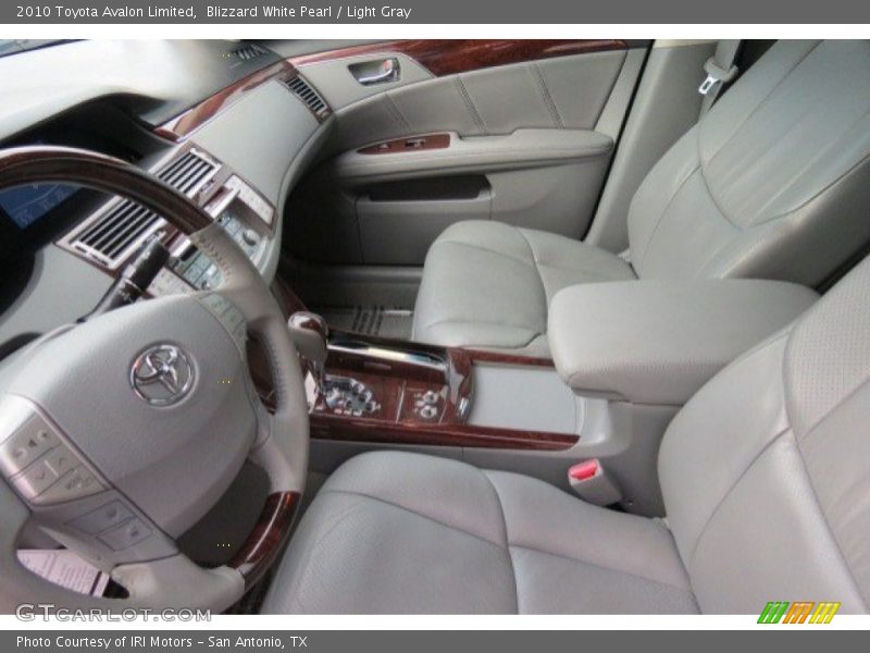 Blizzard White Pearl / Light Gray 2010 Toyota Avalon Limited