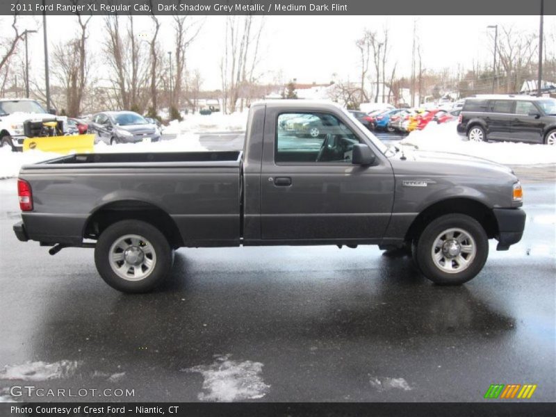 Dark Shadow Grey Metallic / Medium Dark Flint 2011 Ford Ranger XL Regular Cab