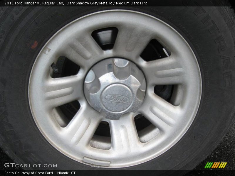 Dark Shadow Grey Metallic / Medium Dark Flint 2011 Ford Ranger XL Regular Cab