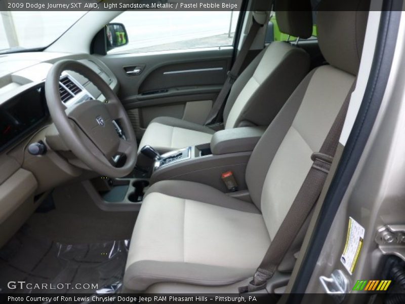 Front Seat of 2009 Journey SXT AWD