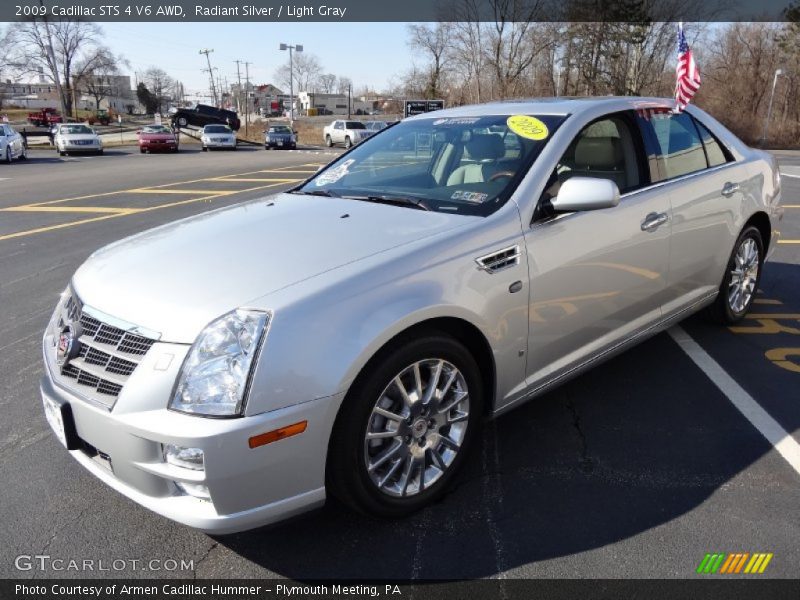 Radiant Silver / Light Gray 2009 Cadillac STS 4 V6 AWD