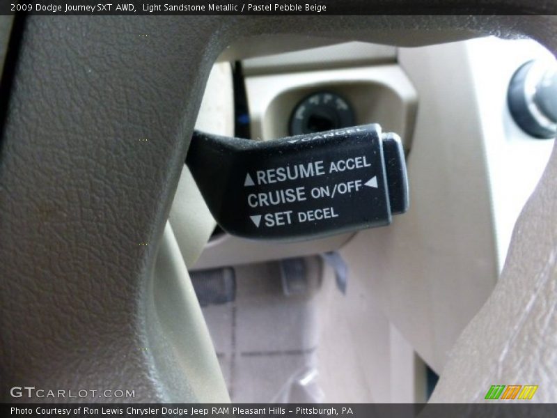 Controls of 2009 Journey SXT AWD