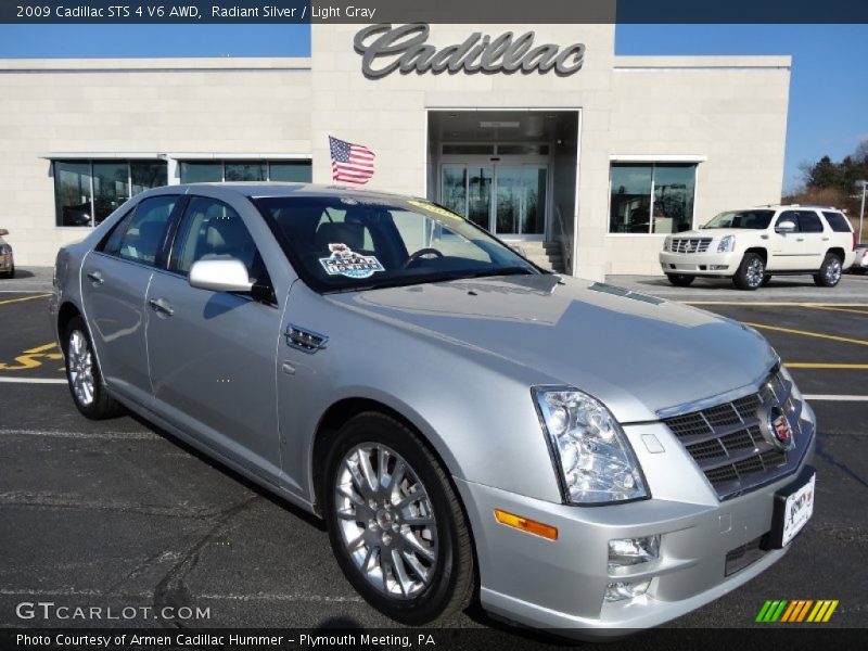 Radiant Silver / Light Gray 2009 Cadillac STS 4 V6 AWD