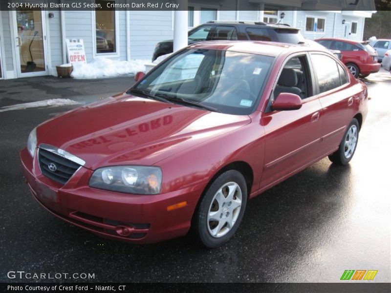 Front 3/4 View of 2004 Elantra GLS Sedan