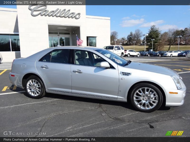 Radiant Silver / Light Gray 2009 Cadillac STS 4 V6 AWD