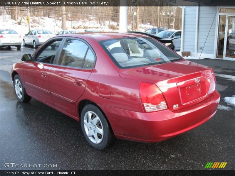  2004 Elantra GLS Sedan Crimson Dark Red
