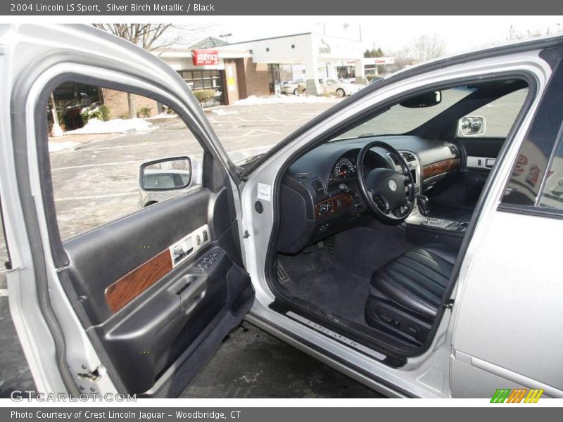 Silver Birch Metallic / Black 2004 Lincoln LS Sport