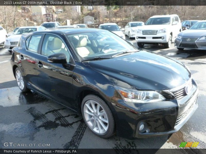 Front 3/4 View of 2013 CT 200h Hybrid