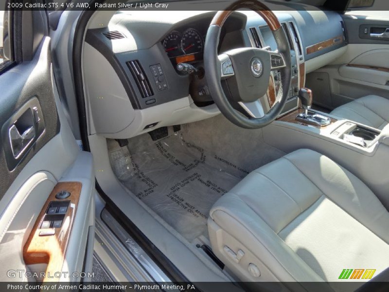 Radiant Silver / Light Gray 2009 Cadillac STS 4 V6 AWD