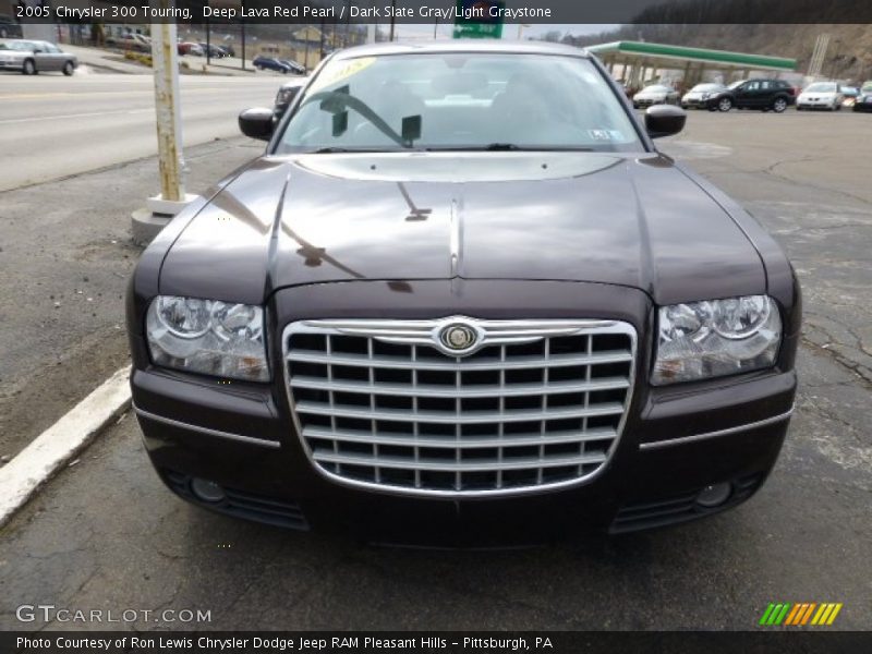 Deep Lava Red Pearl / Dark Slate Gray/Light Graystone 2005 Chrysler 300 Touring