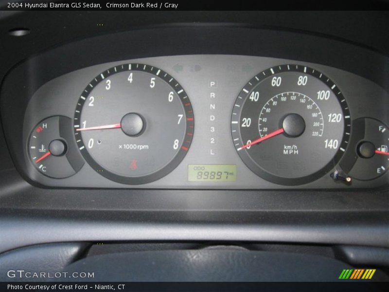  2004 Elantra GLS Sedan GLS Sedan Gauges