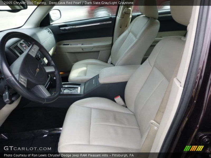 Deep Lava Red Pearl / Dark Slate Gray/Light Graystone 2005 Chrysler 300 Touring