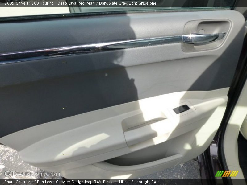Deep Lava Red Pearl / Dark Slate Gray/Light Graystone 2005 Chrysler 300 Touring