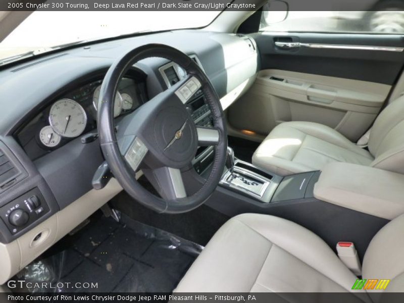 Deep Lava Red Pearl / Dark Slate Gray/Light Graystone 2005 Chrysler 300 Touring