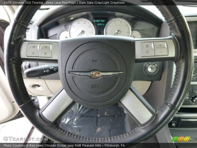 Deep Lava Red Pearl / Dark Slate Gray/Light Graystone 2005 Chrysler 300 Touring
