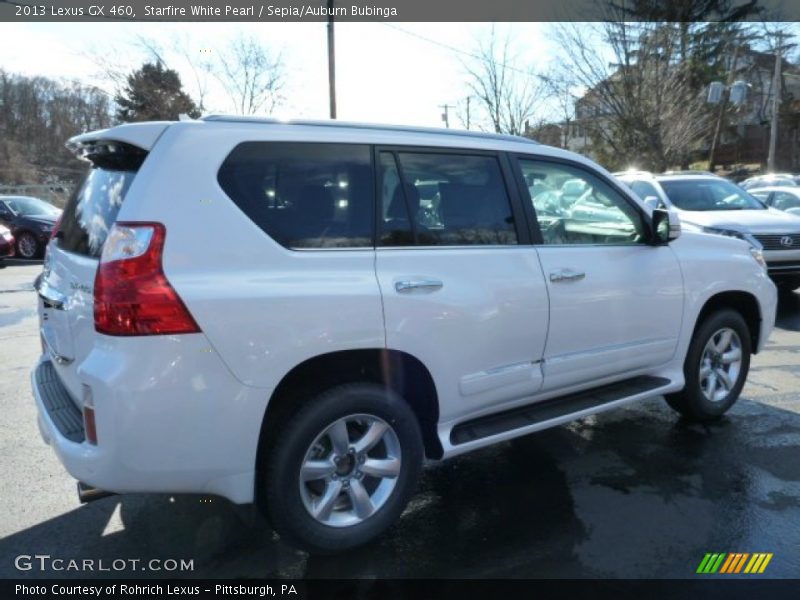 Starfire White Pearl / Sepia/Auburn Bubinga 2013 Lexus GX 460