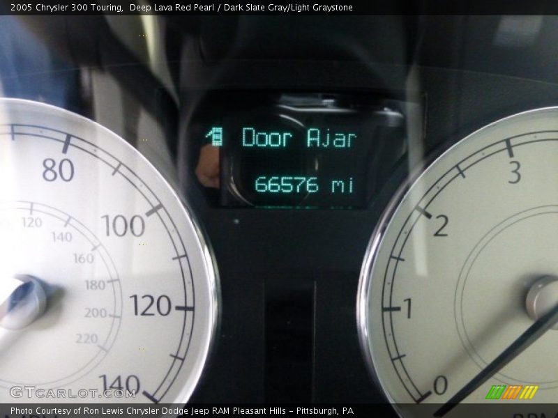 Deep Lava Red Pearl / Dark Slate Gray/Light Graystone 2005 Chrysler 300 Touring