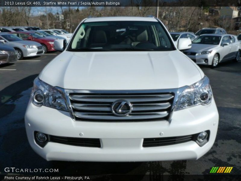Starfire White Pearl / Sepia/Auburn Bubinga 2013 Lexus GX 460