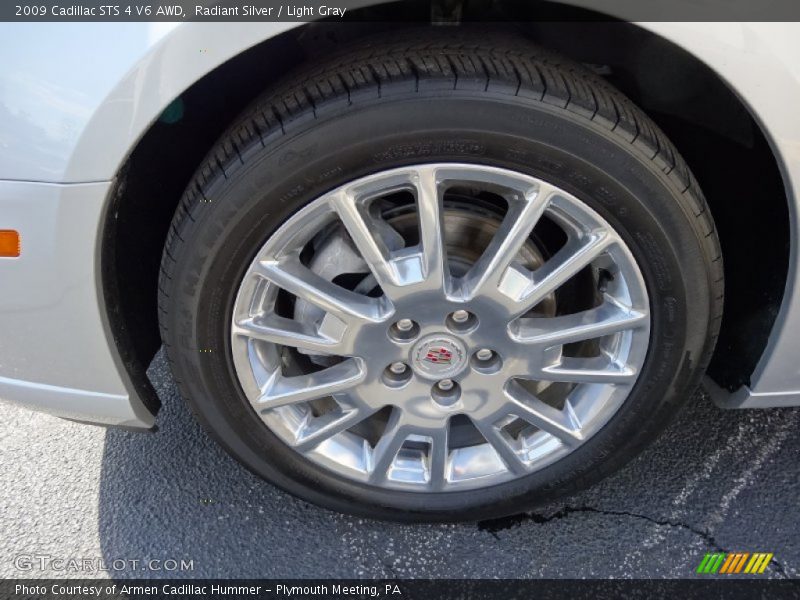 Radiant Silver / Light Gray 2009 Cadillac STS 4 V6 AWD