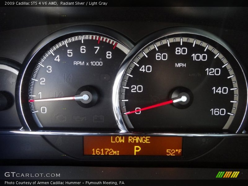 Radiant Silver / Light Gray 2009 Cadillac STS 4 V6 AWD
