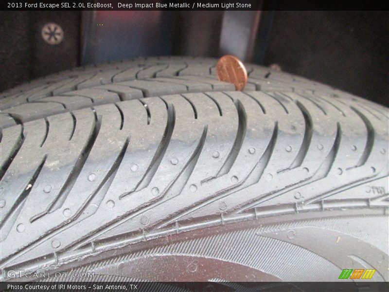 Deep Impact Blue Metallic / Medium Light Stone 2013 Ford Escape SEL 2.0L EcoBoost