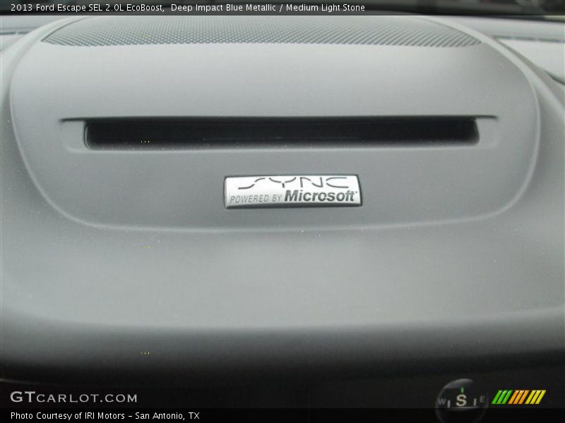 Deep Impact Blue Metallic / Medium Light Stone 2013 Ford Escape SEL 2.0L EcoBoost