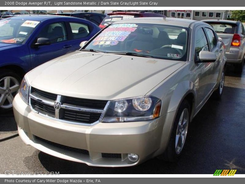 Light Sandstone Metallic / Dark Slate Gray/Light Slate Gray 2008 Dodge Avenger R/T