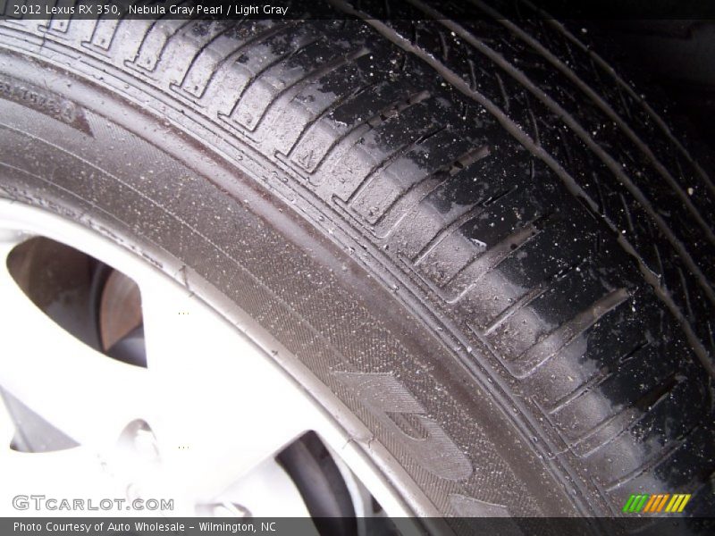 Nebula Gray Pearl / Light Gray 2012 Lexus RX 350
