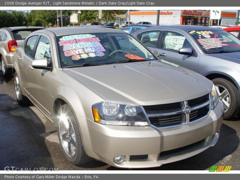 Light Sandstone Metallic / Dark Slate Gray/Light Slate Gray 2008 Dodge Avenger R/T