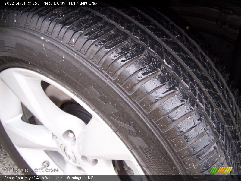 Nebula Gray Pearl / Light Gray 2012 Lexus RX 350