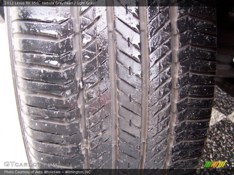 Nebula Gray Pearl / Light Gray 2012 Lexus RX 350