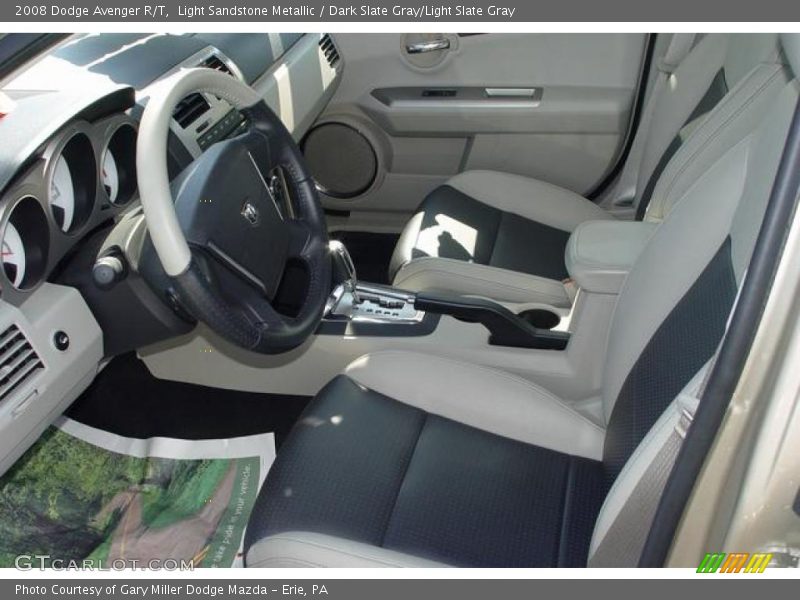 Light Sandstone Metallic / Dark Slate Gray/Light Slate Gray 2008 Dodge Avenger R/T