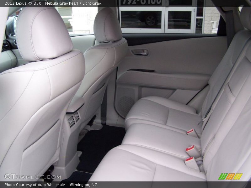 Nebula Gray Pearl / Light Gray 2012 Lexus RX 350