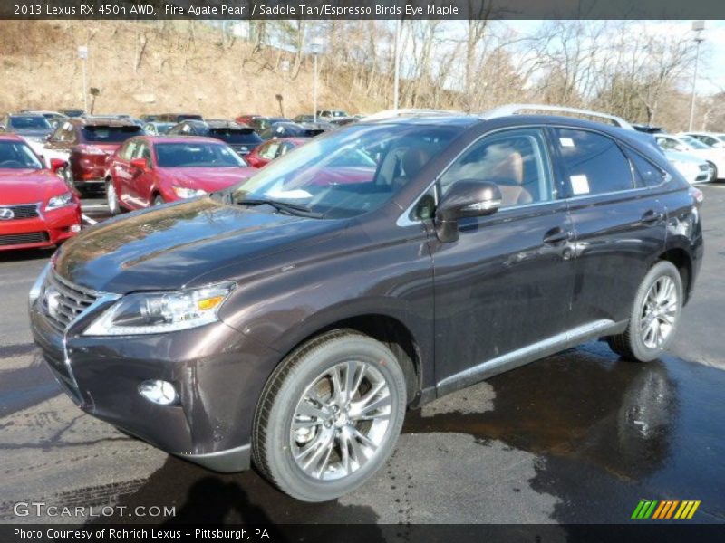 Front 3/4 View of 2013 RX 450h AWD