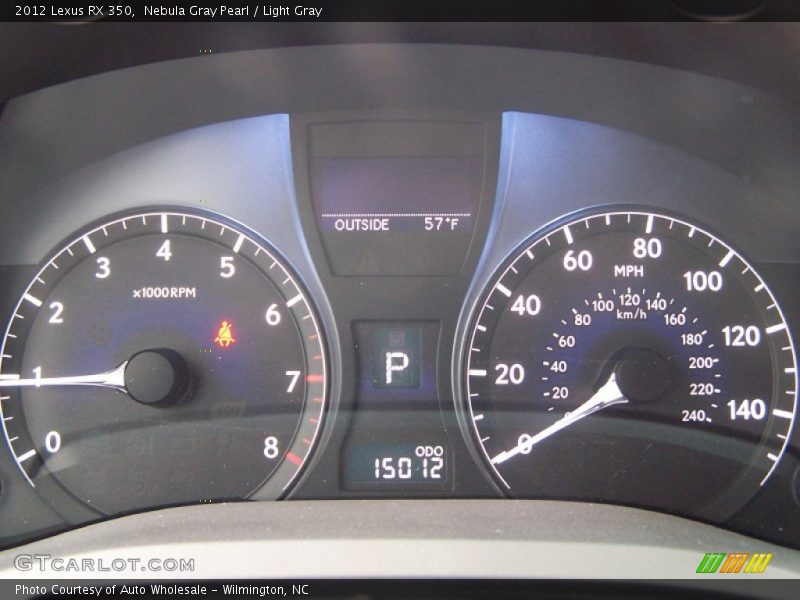  2012 RX 350 350 Gauges