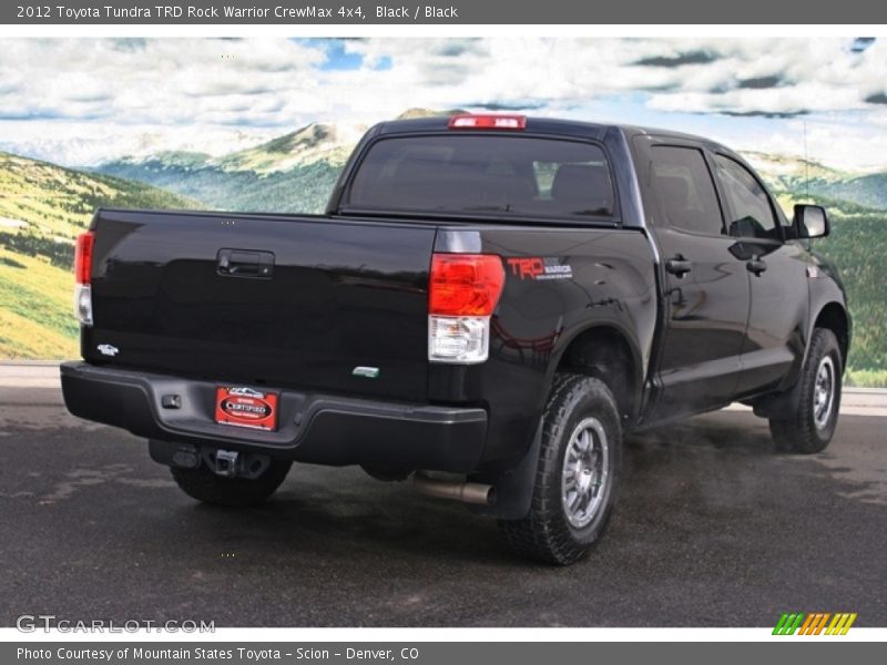 Black / Black 2012 Toyota Tundra TRD Rock Warrior CrewMax 4x4