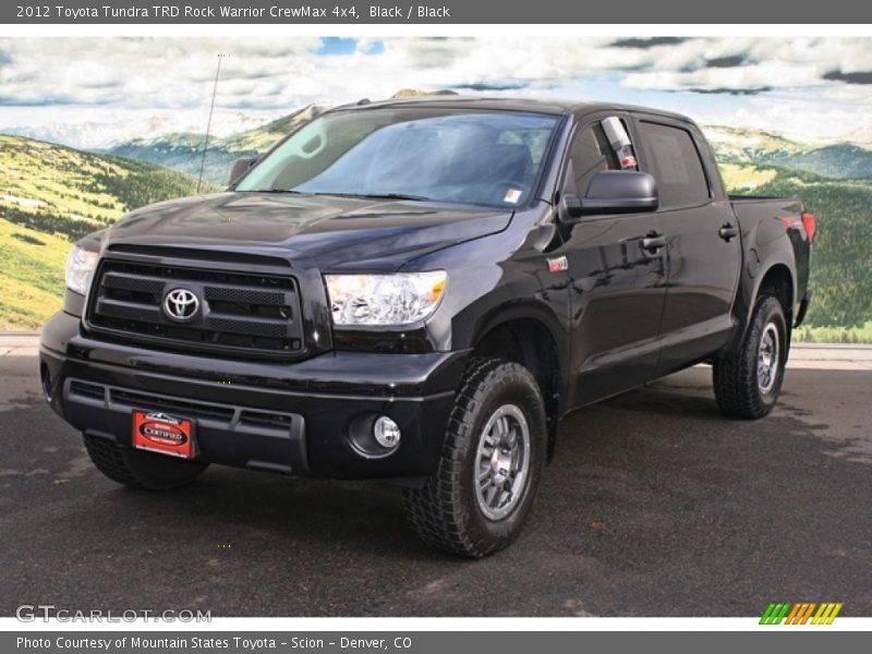 Black / Black 2012 Toyota Tundra TRD Rock Warrior CrewMax 4x4
