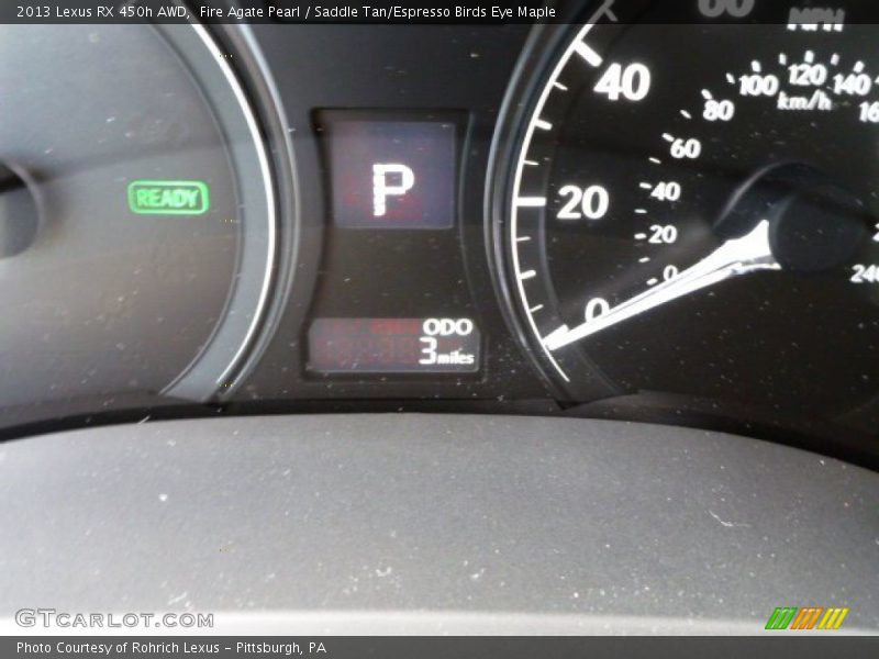 Fire Agate Pearl / Saddle Tan/Espresso Birds Eye Maple 2013 Lexus RX 450h AWD