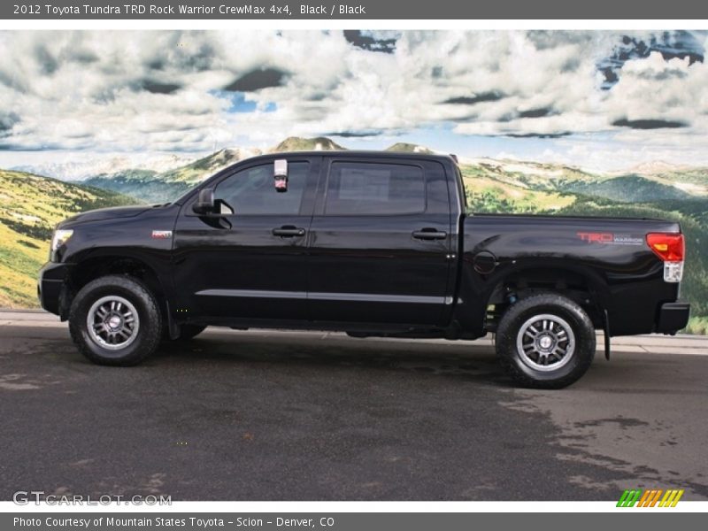 Black / Black 2012 Toyota Tundra TRD Rock Warrior CrewMax 4x4