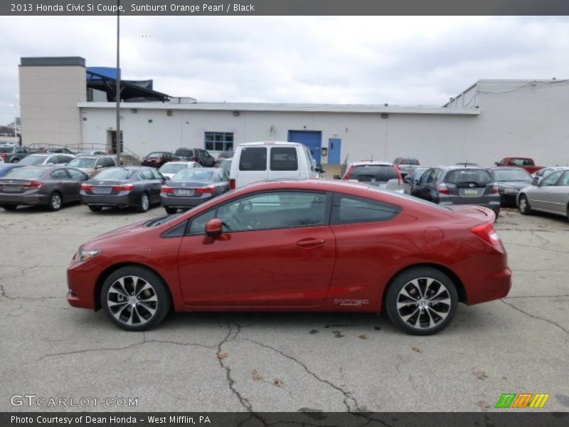  2013 Civic Si Coupe Sunburst Orange Pearl