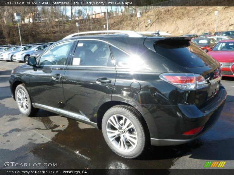 Stargazer Black / Black/Ebony Birds Eye Maple 2013 Lexus RX 450h AWD