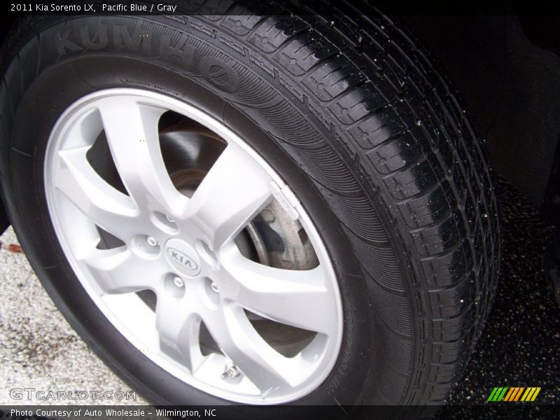Pacific Blue / Gray 2011 Kia Sorento LX