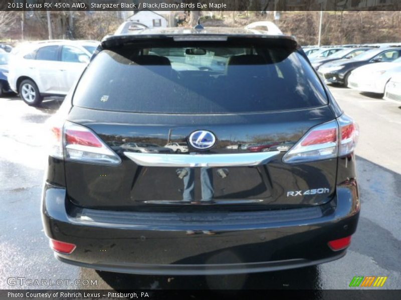 Stargazer Black / Black/Ebony Birds Eye Maple 2013 Lexus RX 450h AWD