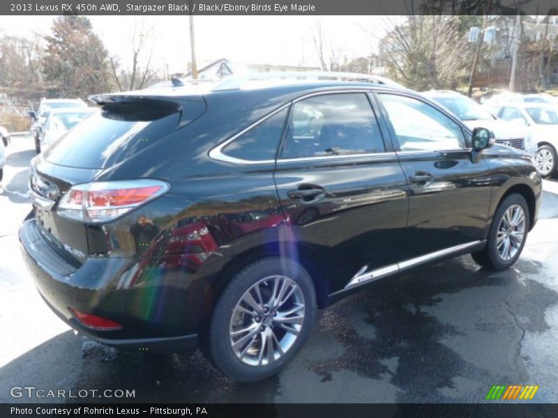 Stargazer Black / Black/Ebony Birds Eye Maple 2013 Lexus RX 450h AWD