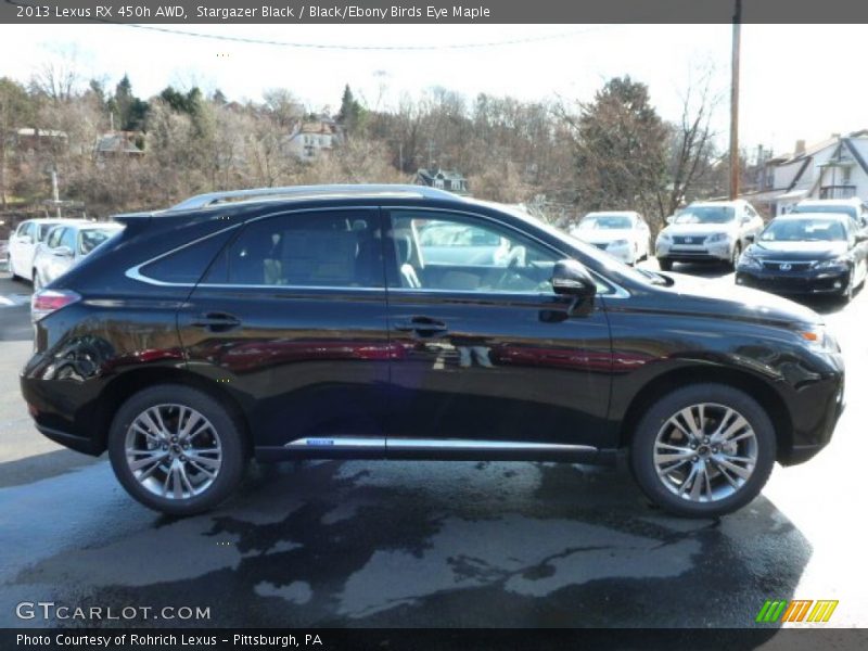 Stargazer Black / Black/Ebony Birds Eye Maple 2013 Lexus RX 450h AWD