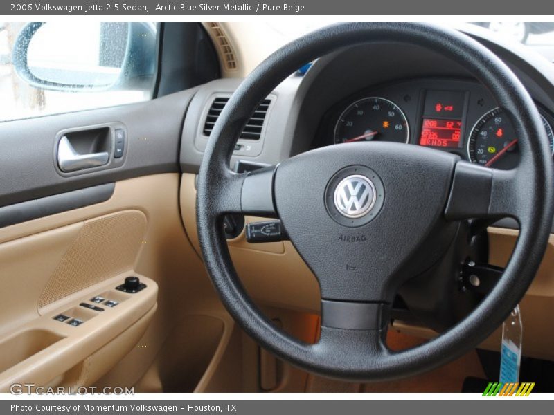 Arctic Blue Silver Metallic / Pure Beige 2006 Volkswagen Jetta 2.5 Sedan